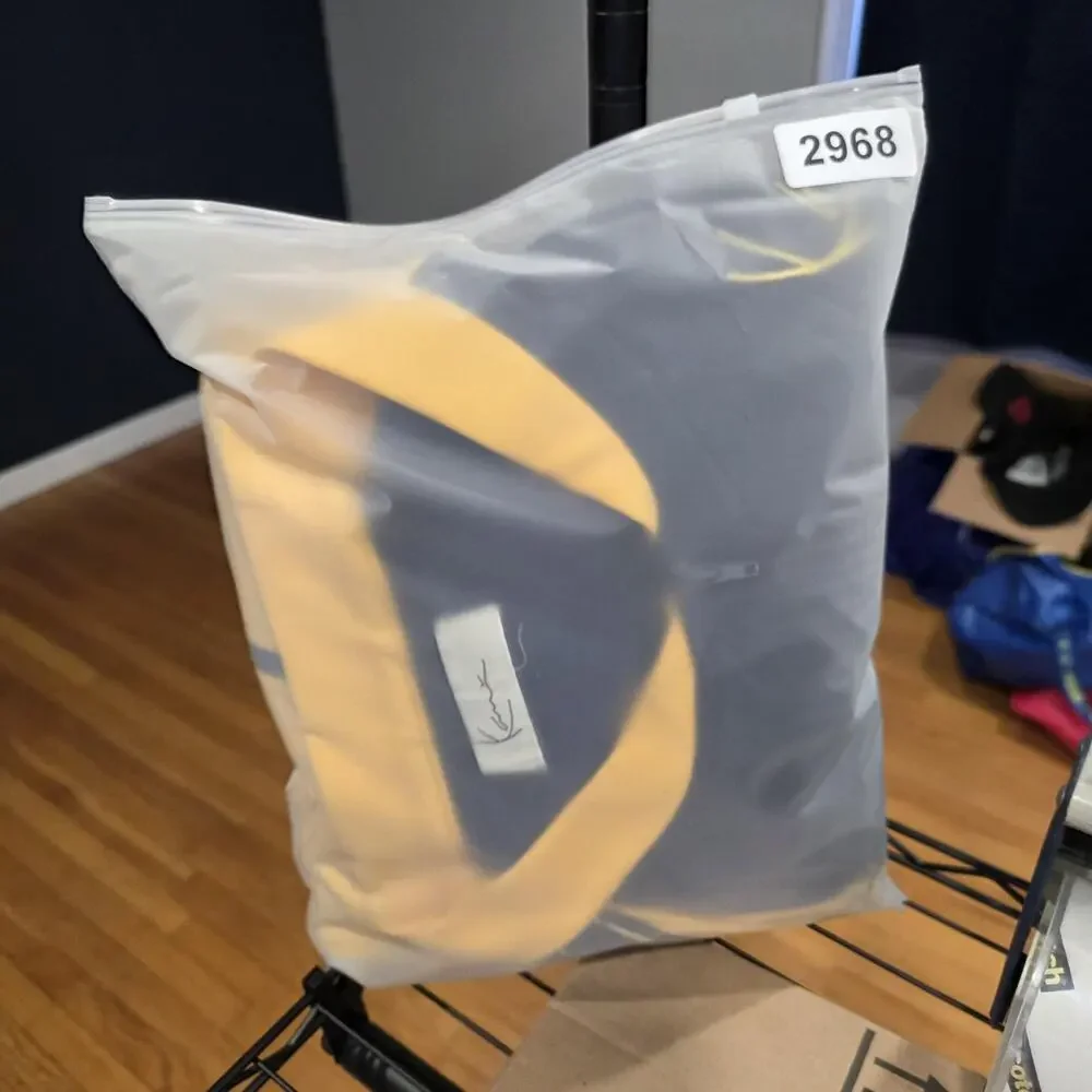 VTG Karl Kani Track Jacket Mens 4XL Big & Tall‎ Yellow Navy Colorblock Full Zip